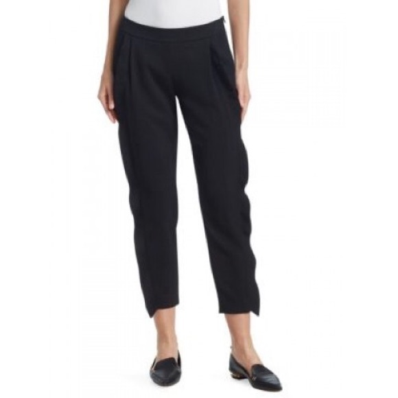 Akris punto Cropped Tricotine Wool Pants Ruffled - Picture 2 of 11